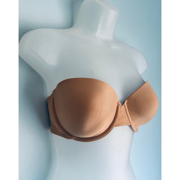 Maidenform Bra Strapless Multiway Beige 36C - Picture 2 of 8